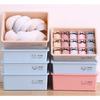 Caja de Almacenamiento de Ropa Interior y Calcetines para el Hogar Personalizada Plástico Caja para Brasier de Ropa Interior Organizador de Caja de Maquillaje Caja de Almacenamiento