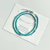 Novo Colar Colorido com Contas Antigas Chinesas Moda Elegante High-end Estilo Nacional Versátil Nicho Corrente para Clavícula para Mulheres