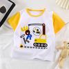 Camiseta de Algodón Puro de Manga Corta para Niños, Nuevo Estilo de Verano 2026, Camiseta para Bebé Niño, Camiseta de Manga Corta con Dibujos Animados para Niña, Estilo Coreano, Ropa para Niños