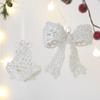Glitter pingente pequeno decorações da árvore de Natal pingente de plástico Bell acessórios cinco estrelas decoração menina pode ser misturado lote