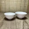 Porcelana reforçada cerâmica branca pura tigela pequena tigela de oferenda 3,8cm 3,6cm louça espessa molho tigela mini restaurante