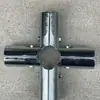 Accesorios para Secador de Piso de Conexión 4/6 Hebilla Cruzada Pieza de Fijación en T Tubo de Acero Inoxidable de 20/25 mm Accesorios