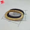 Oval de mimbre de mano de mimbre natural de mano de mimbre negro de mano bolsa de mimbre de mano