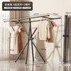 Tendedero plegable para uso doméstico, tendedero de piso para balcón, tendedero simple para viviendas de alquiler, no requiere instalación, una herramienta mágica para secar edredones