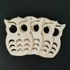 Paneles de Madera Ecológicos Transfronterizos, Perro, Panda, Búho Piezas Decorativas de Madera, Contrachapado de Oso y Pájaro, Espesor de 2 mm, Directo de la Fábrica de Origen