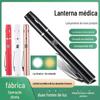 Lanterna Recarregável Regulável Lanterna Pupilar Caneta Luz Amarela, Luz Branca Luz Oral Led Aço Inoxidável Lanterna de Inspeção Matinal