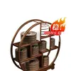 Mesa de Té de Madera Maciza Estante de Almacenamiento Sala de Té China Escritorio Estante Bogu Tetera Pequeña Juego de Té Taza de Té Almacenamiento Exhibición Adornos