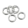 Anillo de Resorte Redondo Abierto de Aleación de Zinc Broche de Resorte Accesorios Piezas para Joyería DIY Llavero Colgante para Bolsa Materiales