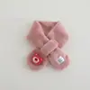 Cachecol para Bebê Outono e Inverno Cachecol Quente para Bebê Espessado Super Fofo Conjunto de Luvas Cachecol à Prova de Frio para Homens e Mulheres Crianças