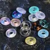Contas Circulares de 10mm, Pulseiras Coloridas de Vidro, Colares DIY de Aparência Sofisticada, Chaveiros, Contas Soltas, Acessórios para Joias