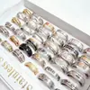 Novo Preço Especial Moda Europeia e Americana Exagerado Estiloso Versátil Anel Aço Titânio Masculino e Feminino Aço Inoxidável Anel Misturado