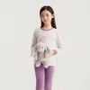 Pijamas para niños Algodón puro Ropa de otoño y conjunto de pantalones Ropa interior térmica para bebés y niñas Capa base para niños pequeños Suéter de algodón