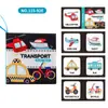 Amazon Libro de Tela para Bebé Papel Sonoro No se Puede Rasgar Libro de Tela en Inglés Educación Temprana Cognición Infantil Se Puede Morder Libro de Palma