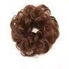 Peruca cabeça de meia bola cabeça de botão de flor rolo de flor elástico faixa de cabelo bolsa de cabelo fofa cabelo natural penteado para cima rolo curto realista feminino