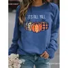 Sudadera con Estampado en Inglés de Calabaza de Halloween Otoño e Invierno Europeo y Americano Camiseta de Manga Larga con Cuello Redondo de Amazon Ropa para Mujer