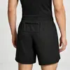 Shorts Masculino Transfronteiriço Tecido Secagem Rápida Cor Sólida Corrida Fitness Esportes Casual Estilo Americano Calça de Cinco Pontos Comércio Exterior Europeu e Americano