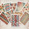 36 Piezas de Pegatinas de Sellos Rayados Vintage Desgastados, Estilo Retro Americano Pegatinas de Decoración para Diario DIY Venta al por Mayor