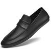 Mocasines de estilo coreano populares en vivo, zapatos de cuero sin cordones de primavera y otoño 2023, mocasines bajos, mocasines, zapatos de cuero pequeños
