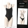 Ropa interior sexy para mujer, tentación sexy, mono con tirantes cruzados y espalda descubierta en la entrepierna, traje de memoria de una generación de cabello