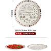 Plato para Rebanadas de Panza Peluda para Hot Pot Especial Comercial Plato de Hielo Seco Plato para Carne Tazón Pequeño Plato para Verduras Vajilla de Melamina Vajilla Sencilla