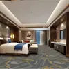 Proyecto de Hotel Cobertura Completa de Alfombra Impresa Lista para Usar Salón de Banquetes Vestíbulo Recepción Lobby Cobertura Completa Sala de Billar Área Grande
