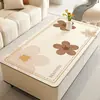 Toalha de Mesa de Centro Impermeável e à Prova de Óleo Sem Lavagem Mat Protetor de Mesa Anti-Escaldante Tapete de Mesa de Couro Luxo Acessível Tapete de Mesa de Jantar de Alta Qualidade