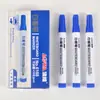 Fácil de borrar sin dejar marcas, marcador para pizarra de gran capacidad, marcador a base de agua de secado no rápido, marcador para tablero de dibujo negro rojo azul al por mayor