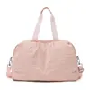 Bolsa Casual para Viagem de Curta Distância, Bolsa Esportiva Fitness de Grande Capacidade com Separação Seca e Úmida, Bolsa de Ombro tipo Satchel para Bagagem, Logo Imprimível