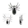 F136 titanio circón araña diente interno clavo de oreja clavo de labio aleación de titanio G23 grado de implante joyería para perforación corporal clavo de hueso de oreja