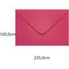 Envelope colorido (convite) 160X235 Rosa Cancun 80G - Caixa com 100 Unidades