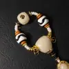 Nuevo Juego de Tres Piezas de Vidrio Sherpa Completo con Cuentas de Vajra, Estrella, Luna, Bodhi y Cabeza de Mono Accesorios y Adornos para Hacer Manualidades