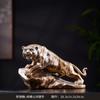 Ornamentos do tigre Tiger rugindo montanhas e rios Lucky Zodiac Tiger Grande Home Office Decorações de mesa Housewarming Opening Gift