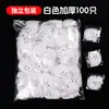 Toucas de banho descartáveis embaladas individualmente para banho em hotel, toucas de banho plásticas transparentes à prova d'água, longas, ampliadas e espessadas