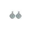 Pendientes Yiluyin de Plata Pura S925 con Jade Azul Acuático, Nuevo Estilo Chino, Lujo Ligero, Joyería de Jade Moderna y Versátil