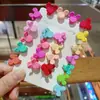 Pasador de Color Caramelo Hyuna Corona de Color Clip de Conejo Set de Pinzas de Flor Pequeña Pasador Infantil Pinza Pequeña para el Cabello de Niña