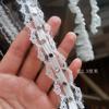 Exquisita Cadena de Encaje Plegado No Elástico Malla de Organza Bordado Ropa Correa de Hombro Material de Correa Tocado Floral DIY