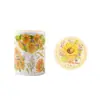 Cinta de Washi para Diario Yiniao y Serie Ode Floral Tema Floral Decoración de Diario Material para Manualidades Pegatinas Reutilizables 6 Diseños