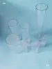 Tubo Transparente con Sello a Prueba de Fugas, Botella para Cultivo de Plantas Verdes en Agua, Tubo Decorativo para Arreglos Florales, Cubierta Antipolvo para Jarrón, Cilíndrico y No Fácil de Romper