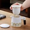 Juego de Té Kung Fu de Viaje Almacenamiento Portátil Viaje al Aire Libre Camping Taza Exprés Tetera para Té para Hogar Oficina