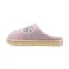 Pantuflas de algodón para interior de otoño e invierno con protección para los pies de artemisa, afelpadas y cálidas, antideslizantes, de suela gruesa, de suela blanda para el hogar, para personas mayores