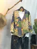 Comercio Exterior Venta al por Mayor Otoño e Invierno Cárdigan Tejido Lindo Estampado Terciopelo de Visón Tejido de Dibujos Animados Estilo Coreano Suelto Estilo Perezoso para Mujer