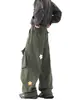 Pantalones cargo de diseño de marca de moda estilo americano multibolsillos transfronterizos retro para hombre 2026 nuevos de alta calle ajustados para el trabajo pantalones casuales
