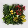 Exportador de Muros Vegetales Simulados Hechos a Medida, Muros de Fondo de Plantas Verdes Artificiales, Flores Plásticas Falsas y Muros Decorativos de Hojas Verdes de Milán Fabricante