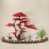 Árvore de bordo vermelha artificial, árvore de bordo da garra, árvore de bordo, árvore artificial chinesa nova, árvore interna e exterior da simulação da paisagem grande