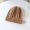 Colección de otoño e invierno: gorros de cachemira engrosados para niños, modernos y elegantes para niñas, gorros de moda estilo coreano para niños, gorros de punto para niños