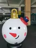 Em estoque Joias de Natal Bola Diversão ao Ar Livre Artesanato de Feriado Brinquedo de Bola Inflável de PVC Estação Independente Transfronteiriço Novo