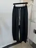 GAGD Pantalones Deportivos Casuales Nuevos de Otoño para Mujer, de Capa de Aire, Holgados, de Cintura Alta, Adelgazantes, con Cordón, Cintura Elástica, Pierna Recta