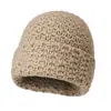 Gorro de Punto Grueso de Invierno Nuevo, Suelto, Cálido, Versátil, Protege Orejas, Hace que la Cara Parezca Más Pequeña