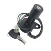 Adequado para Gs Suzuki King 125 Qianjiang Zongshen Loncin Diamond Leopard Silver Leopard Interruptor de Ignição com Chave de 4 Fios 6 Fios