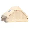 Tienda inflable ligera 2Classic para acampar al aire libre, estilo casa cálida para acampar durante la noche, juego completo para autocaravana de cuatro personas
